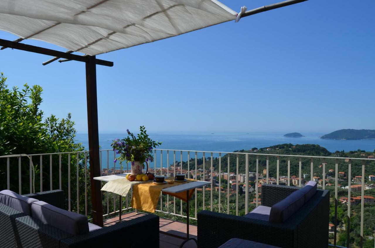 La Castellana Una Finestra Sul Mare- Air Conditioned Lerici Bagian luar foto
